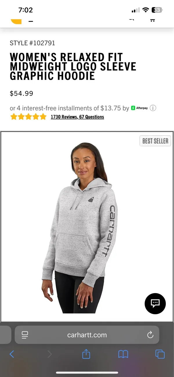 Carhartt Hoodie Women’s - Image 5