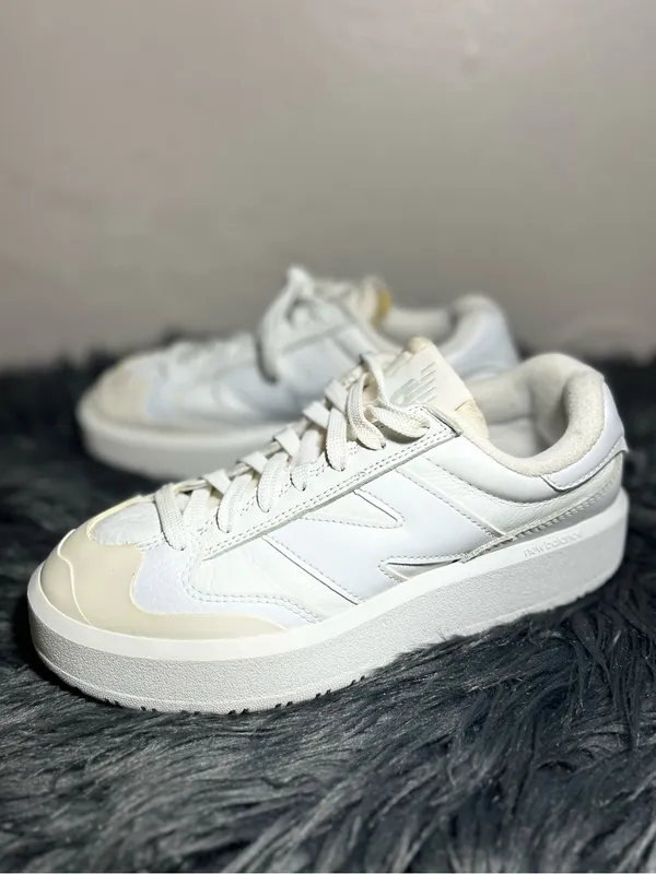 New Balance CT302 Trainers White / Moonbeam Low-Top Platform Sneakers Size 6.5 - Image 3