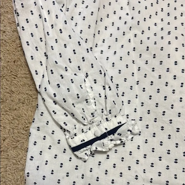Cottagecore Feminine Loft Longsleeve Blouse - Medium - Image 3