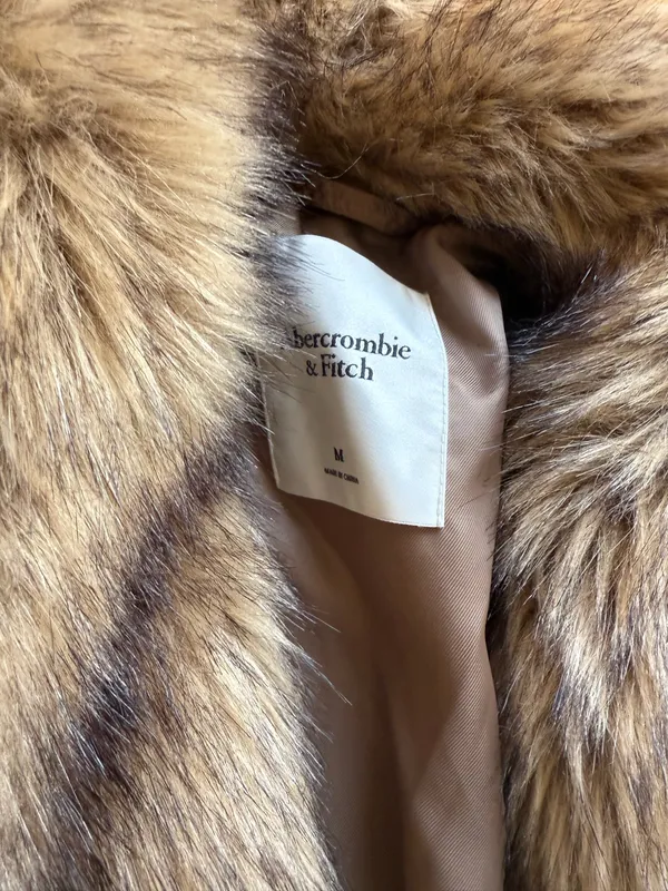 Abercrombie Faux Fur Coat - Image 4