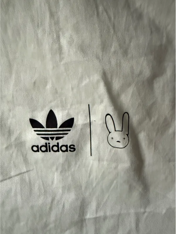 Adidas x Bad Bunny Collab Drawstring Dust Bag with Bunny Logo - Image 3