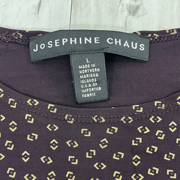 Josephine Chaus Sleeveless Pullover Flowy Dressy Corporate Work Blouse Shirt - Image 3