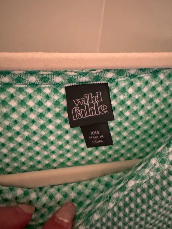 Wild Fable Gingham Top - Image 3
