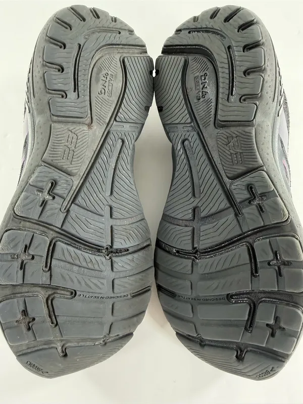 Brooks Adrenaline GTS 23‎ Gray Purple Stability Running Shoes Womens 9.5 Med - Image 9