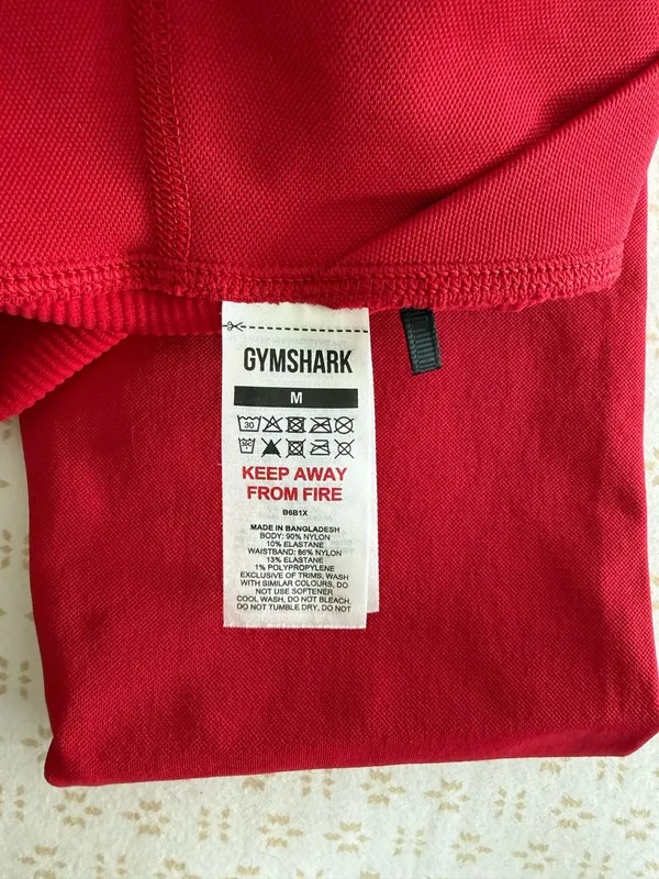 Gymshark Flex V4 Leggings - Carmine Red - Image 5