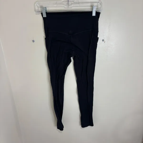 OFFLINE by Aerie Real Me Xtra 7/8 High Rise Leggings Black Pockets Womens M - Image 8