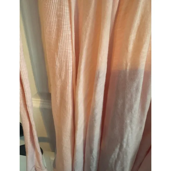Altar'd State Y2K XS Pink Babydoll Tunic Top Long Sleeve Scoop Neck Boho Soft - Image 3