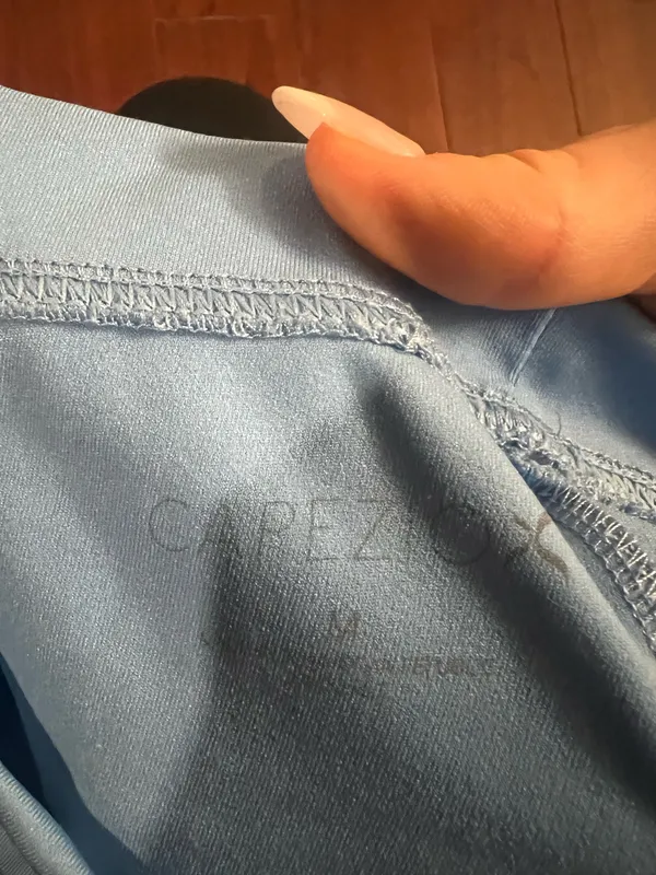 Capezio Light Blue Spandex Shorts - Image 3