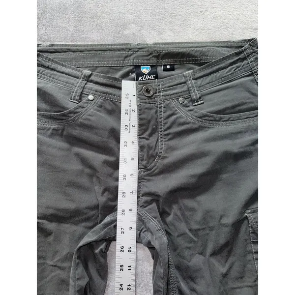Kuhl Women's Free Range Hiking‎ Cargo Shorts Mid Rise Charcoal Sz 6 - Image 7