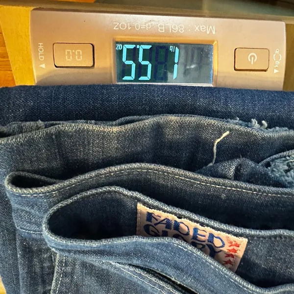 Vintage 70s Faded Glory‎ USA Made Flare Jeans Sz 7 28 | High Rise Roller Denim - Image 10