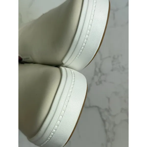 Vionic Carson Slip On Sneaker Womens 11 NWOT Cream Beige Leather Comfort Shoe - Image 11