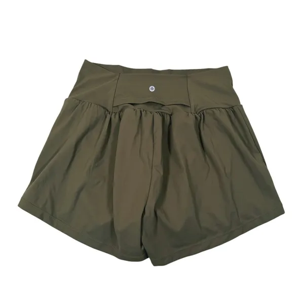 Halara Super High Waisted 2-in-1 Shorts Large Green Running Athletic Gym Workout - Image 3