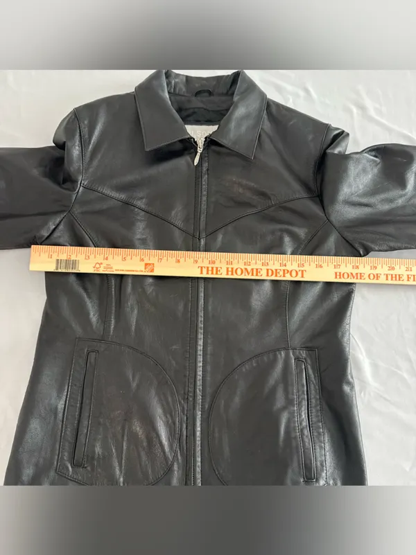 Vintage‎ Wilsons Leather Maxima Ladies Jacket 100% Leather Medium Black - Image 4