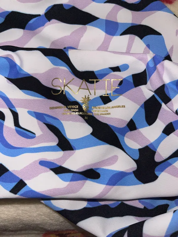 Skatie Zebra Print One Piece  - Image 3