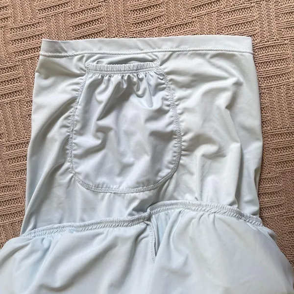 Light Blue Flowy Swim Skort Size Small - Image 7
