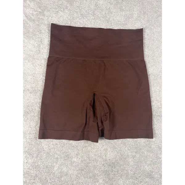 SKIMS Seamless Sculpt Mid Thigh Shorts Shapewear Cocoa Brown Women's M - Image 2