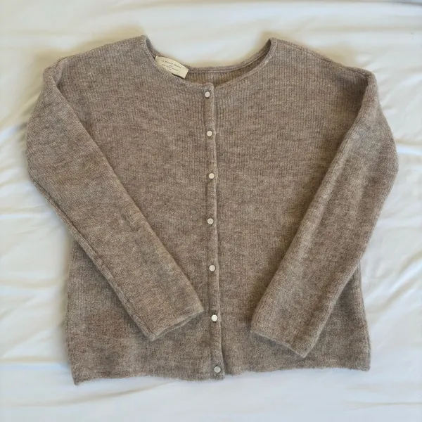 Sézane Gaspard Cardigan Light Beige - Image 2