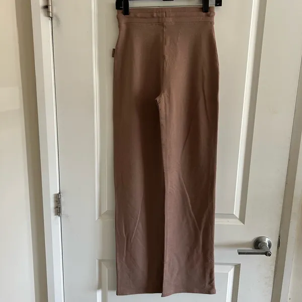 Adanola Taupe Wide-Leg Drawstring Pants - Image 9