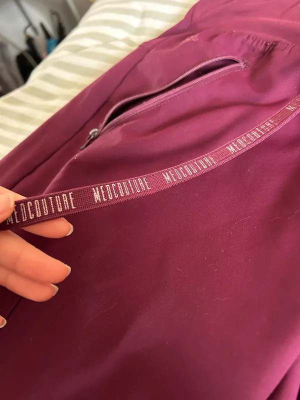 MedCouture Purple Scrubs Set - Image 6