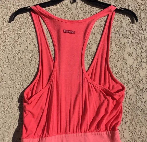 Hard Tail Racer Back Pink Dress size Medium Beach Summer Bodycon - Image 6