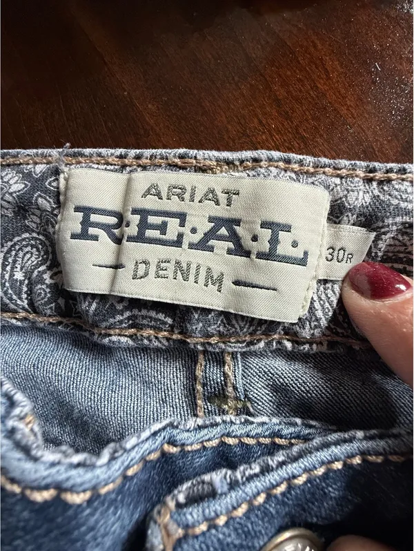 Ariat Real Denim Mid Rise Bootcut Jeans Size 27 x 32 - Image 7