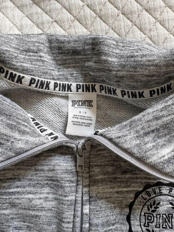 VS Pink Pullover Quarter Zip - Image 3