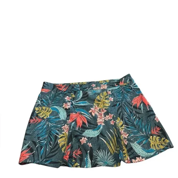 RipSkirt Hawaii Tropical Floral Hawaiian Wrap Swim Cover-Up Mini Skirt XL - Image 5