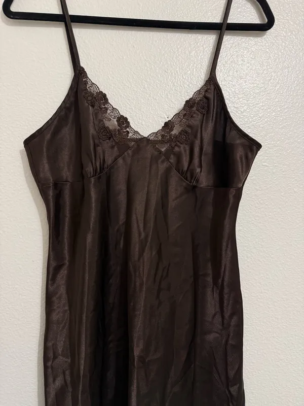 Slip dress Brown Size M - Image 2
