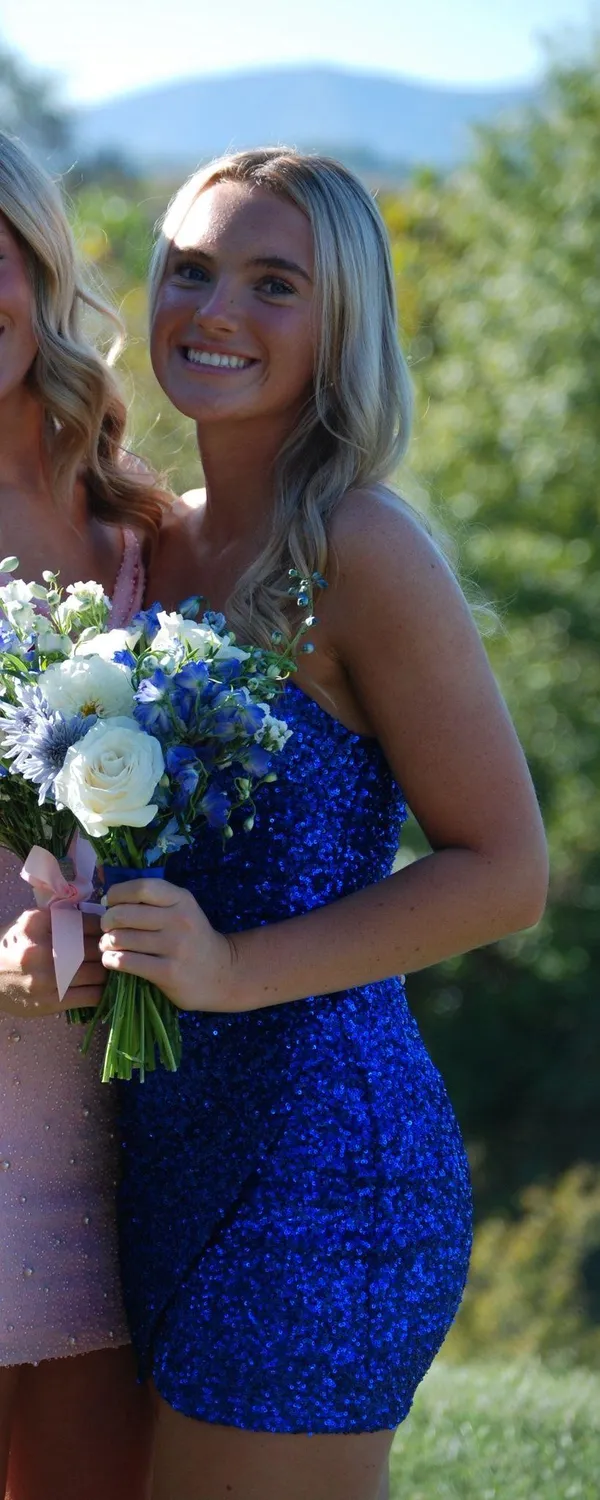Blue Homecoming Honey and Rosie Dress Royal - Image 4