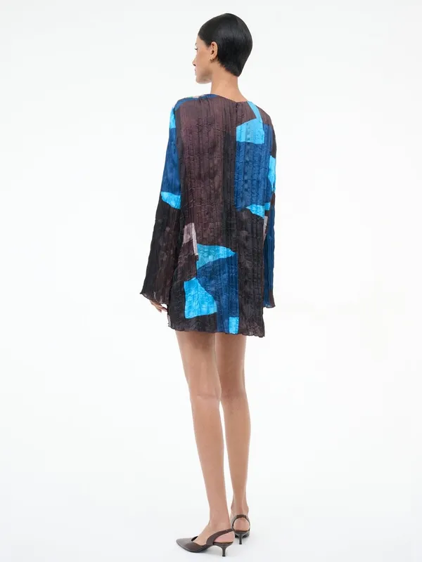 Staud Kona Dress in Blue Prism M - Image 6