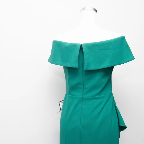 Betsy &‎ Adam - Off-The-Shoulder Ruffle Sheath Dress - Image 11