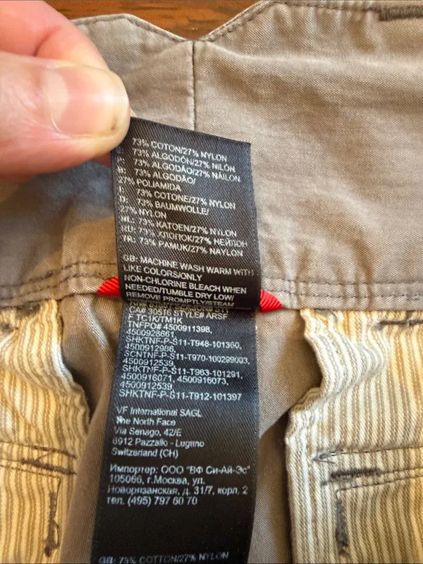 The North Face Womens Lightweight Cargo Pants - Taupe - Image 12