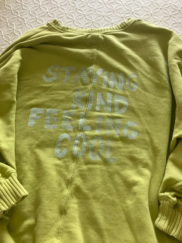 Aerie Distressed Oversized Crewneck - Image 4
