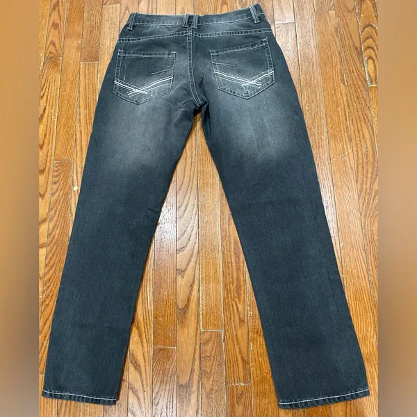 Classic Black Straight Leg Jeans for Women - Image 2