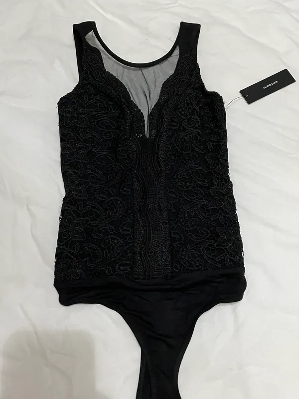 Cali Cantina Black Lace Bodysuit - Image 6