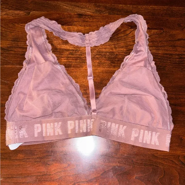 PINK Victoria’s Secret Lace Triangle Bralette - Image 3