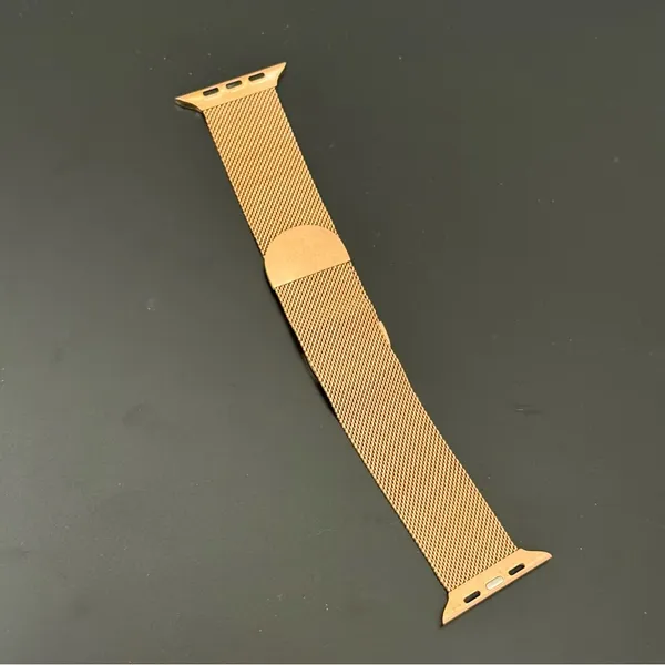 Rose-gold Mesh Magnetic Watch Band Compatible Apple Watch 42mm/44mm - Image 6