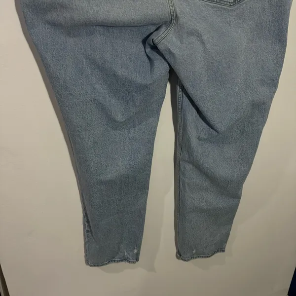 Abercrombie & Fitch Curve Love Ultra High Rise 90s‎ Straight Jean Size 24 Long - Image 5