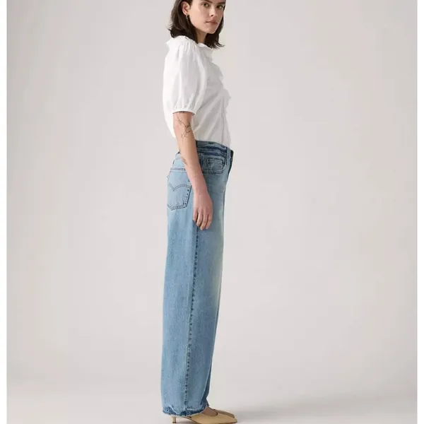 New Levi's Women's Premium 30x30 Baggy Dad Jeans Easy Days - Medium Wash - Image 4