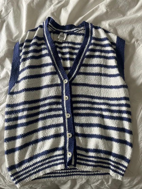 Anthropologie Striped Sweater Vest - Image 4