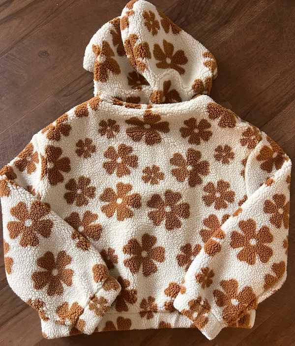 Wild Rose Sherpa Hoodie - Image 2