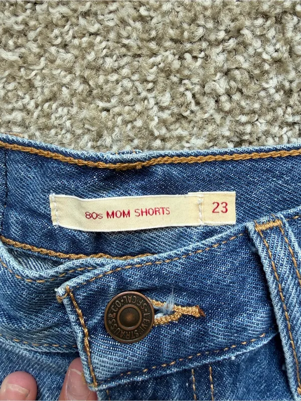 Levi's Medium Blue Denim Shorts - Image 3