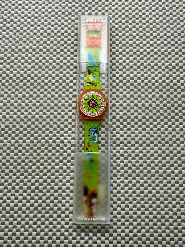 Swatch Watch Sea Traffic GO101 Vintage 1994 - Image 3