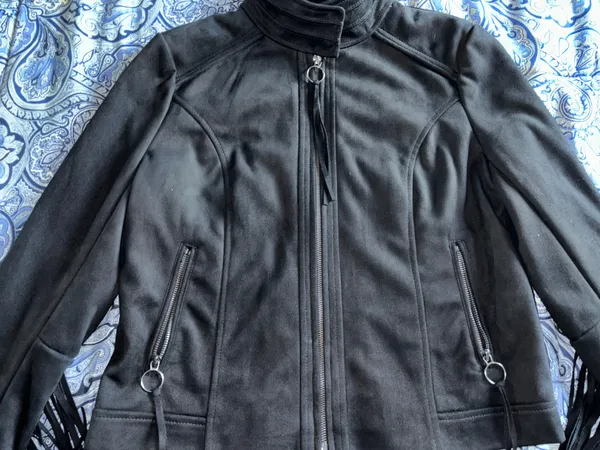 Fringe Suede Jacket - Image 2