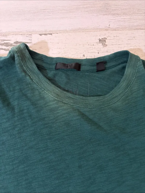 ATM Anthony Thomas Melillo Teal Green Short Sleeve Crewneck Tee - Image 3