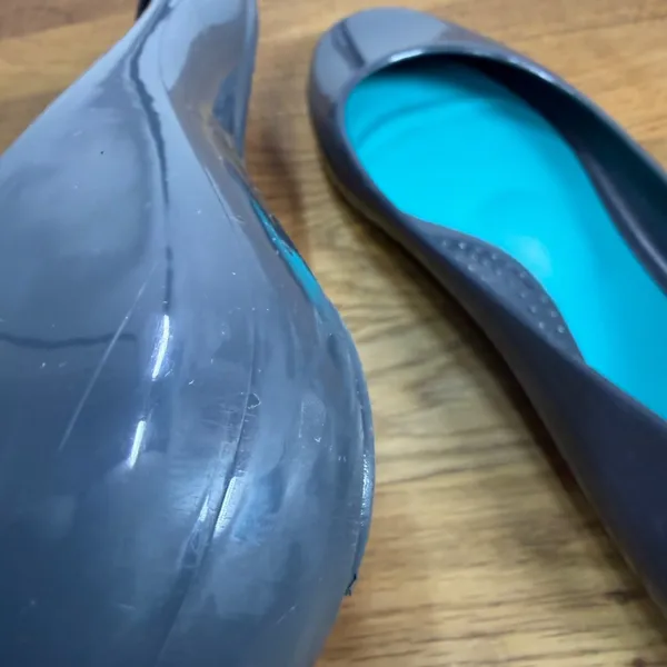 Oka.B Jelly Taylor Ballet Flats Shoes Women's 9 Gray Comfort Slip On Round Toe - Image 11