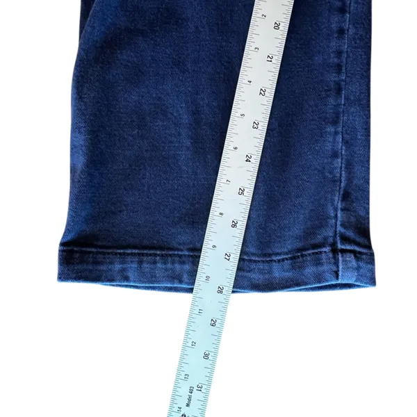 PILCRO THE LETTERPRESS Wide Leg Blue Pants Exposed Buttons Women’s Size 28 - Image 12