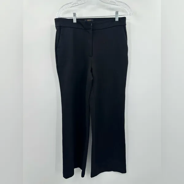 Quince Women's Black Ultra Stretch Ponte Trouser‎ Pants Size 8 - Image 2