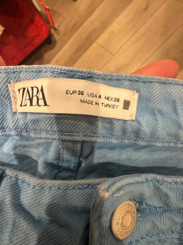 ZARA Blue Denim Jeans - Image 3