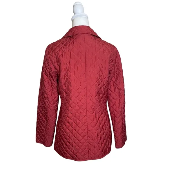 Michael Kors Jacket‎ Women's Small Lightweight Quilted Terracotta Snap Close - Image 5